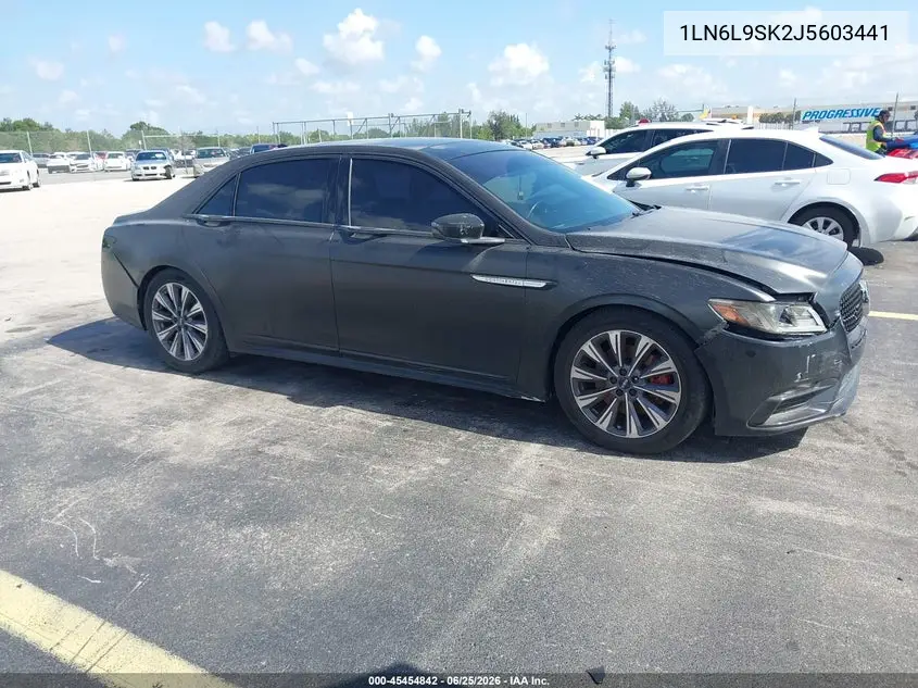 2018 Lincoln Continental Select VIN: 1LN6L9SK2J5603441 Lot: 45454842