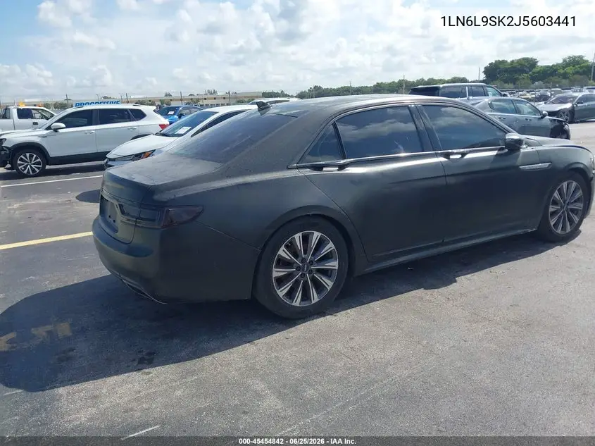 2018 Lincoln Continental Select VIN: 1LN6L9SK2J5603441 Lot: 45454842