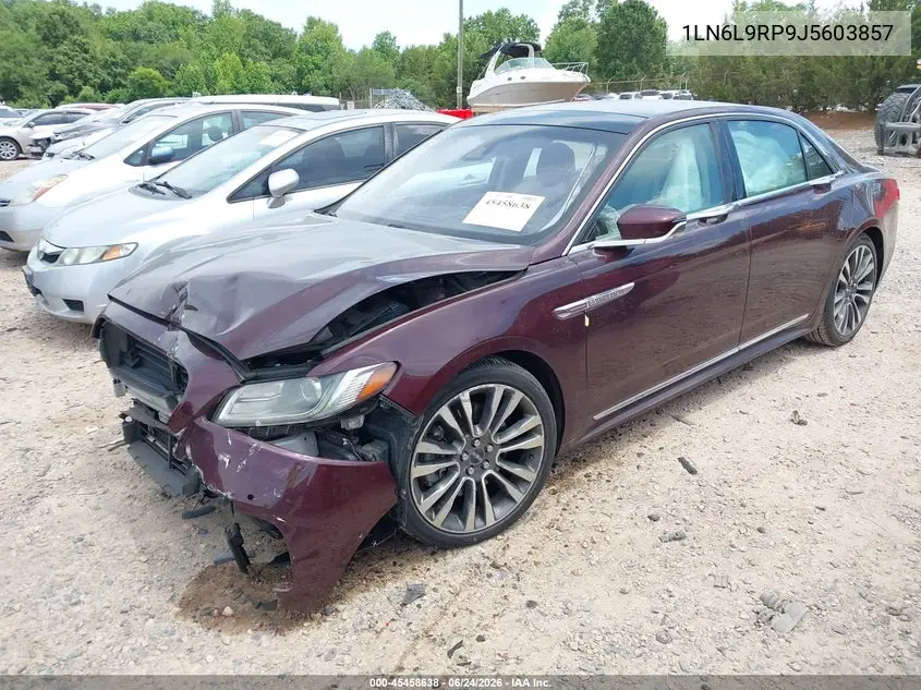 2018 Lincoln Continental Reserve VIN: 1LN6L9RP9J5603857 Lot: 45458638