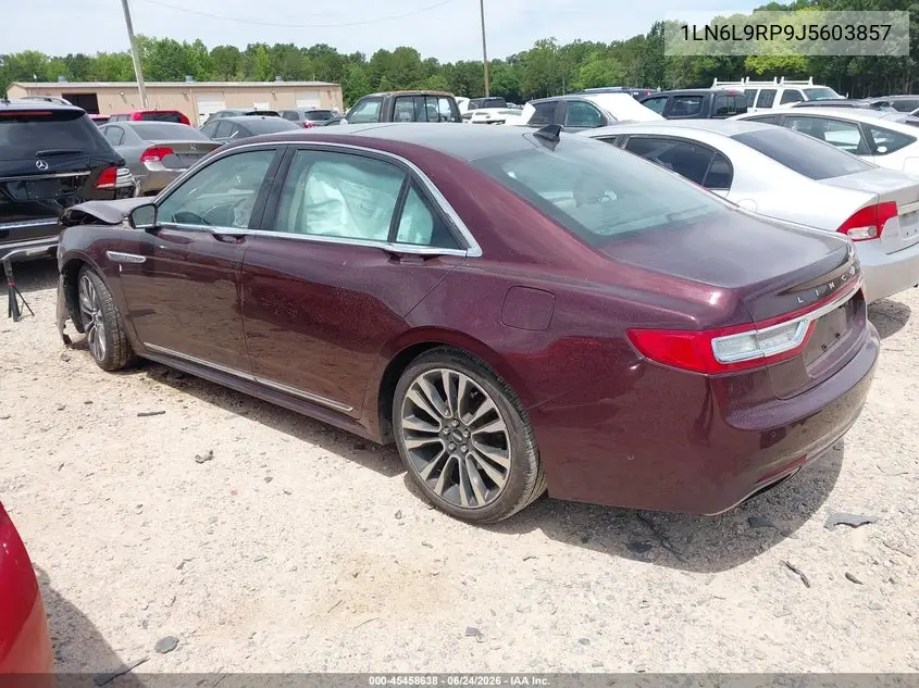 2018 Lincoln Continental Reserve VIN: 1LN6L9RP9J5603857 Lot: 45458638