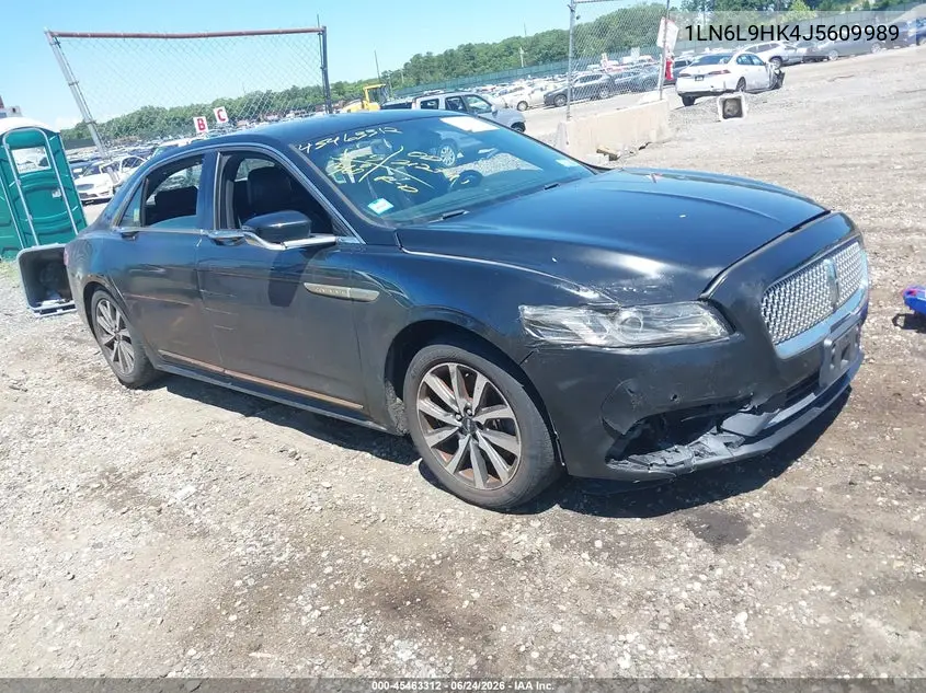 2018 Lincoln Continental Livery VIN: 1LN6L9HK4J5609989 Lot: 45463312