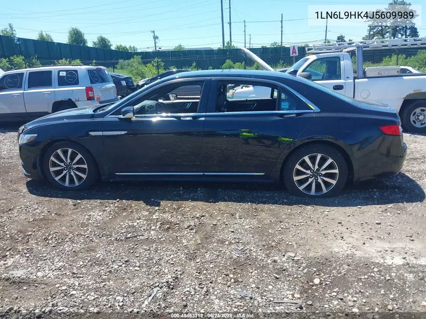 2018 Lincoln Continental Livery VIN: 1LN6L9HK4J5609989 Lot: 45463312