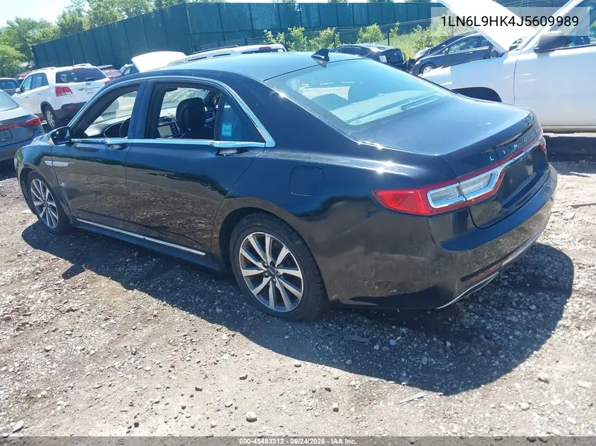 2018 Lincoln Continental Livery VIN: 1LN6L9HK4J5609989 Lot: 45463312