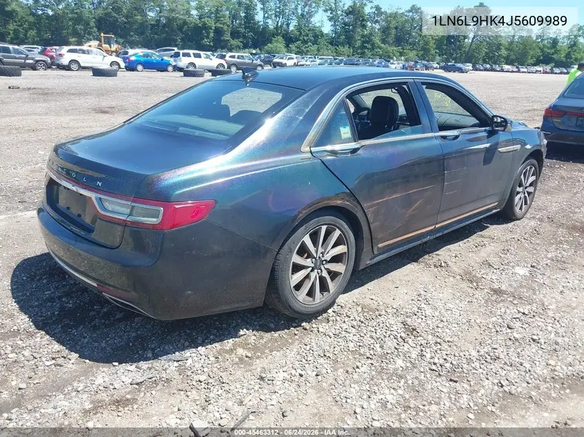 2018 Lincoln Continental Livery VIN: 1LN6L9HK4J5609989 Lot: 45463312