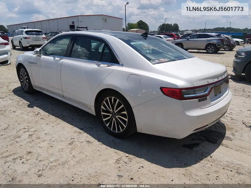 2018 Lincoln Continental Select VIN: 1LN6L9SK6J5601773 Lot: 45583372