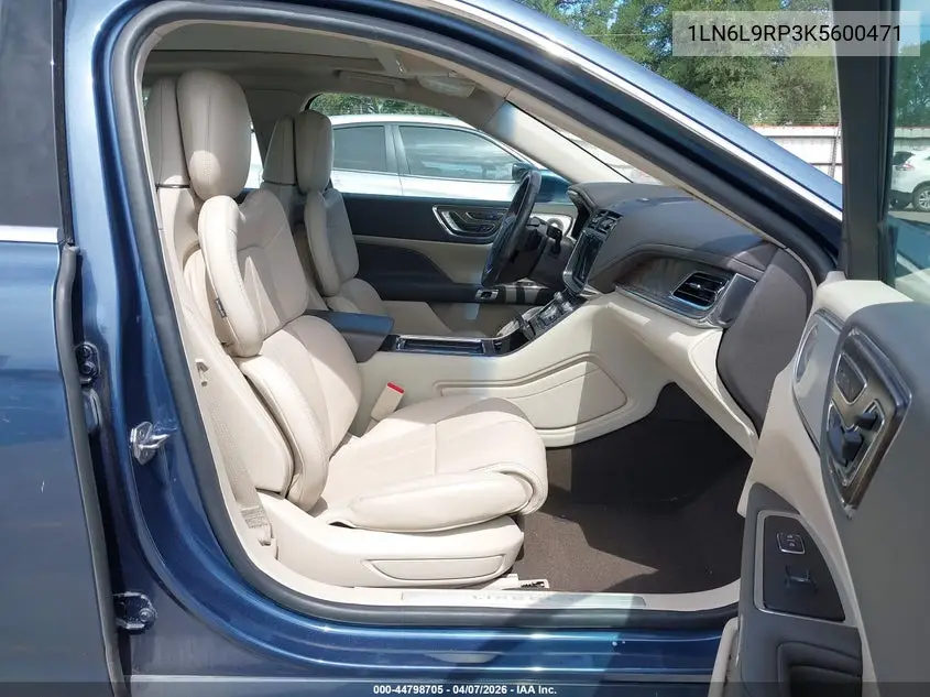 2019 Lincoln Continental Reserve VIN: 1LN6L9RP3K5600471 Lot: 44798705