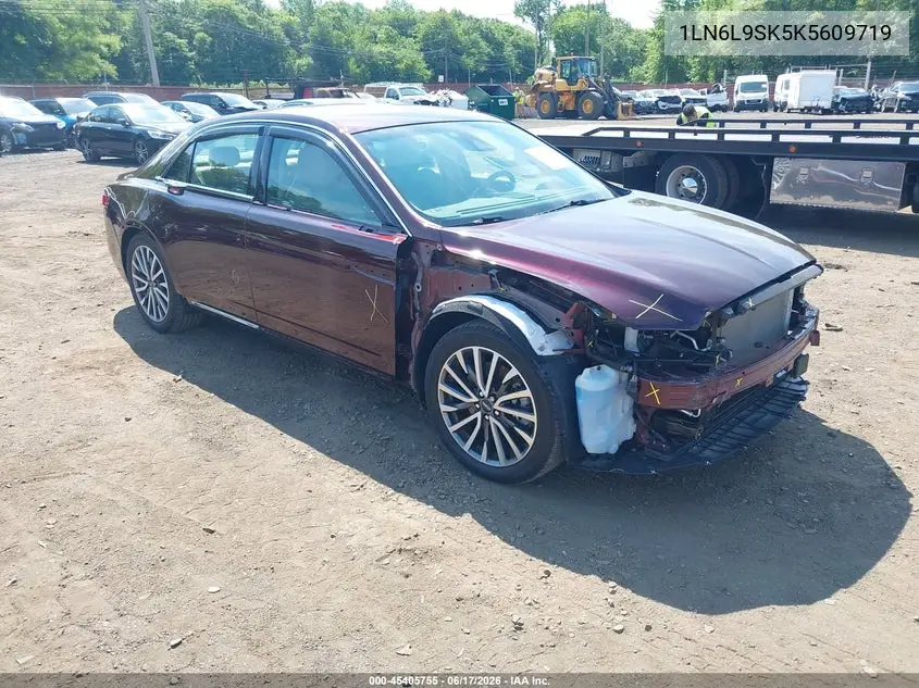 2019 Lincoln Continental Select VIN: 1LN6L9SK5K5609719 Lot: 45405755
