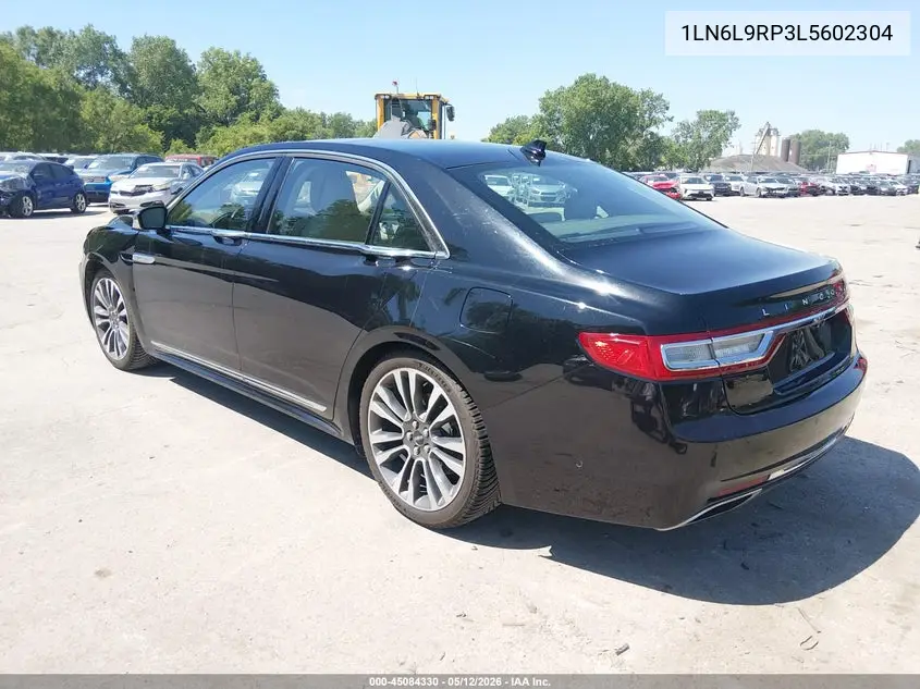 2020 Lincoln Continental Reserve VIN: 1LN6L9RP3L5602304 Lot: 45084330