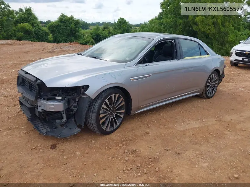 2020 Lincoln Continental Standard VIN: 1LN6L9PKXL5605577 Lot: 45296639