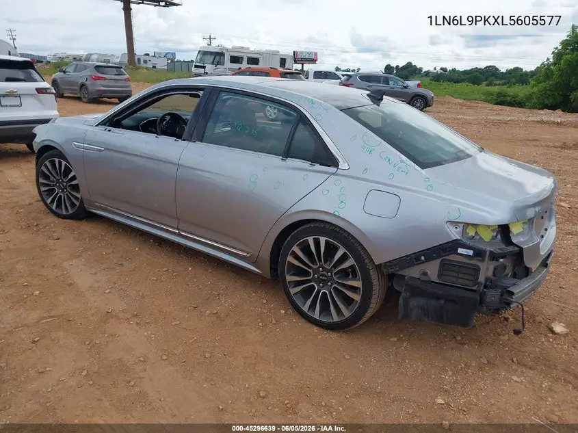 2020 Lincoln Continental Standard VIN: 1LN6L9PKXL5605577 Lot: 45296639