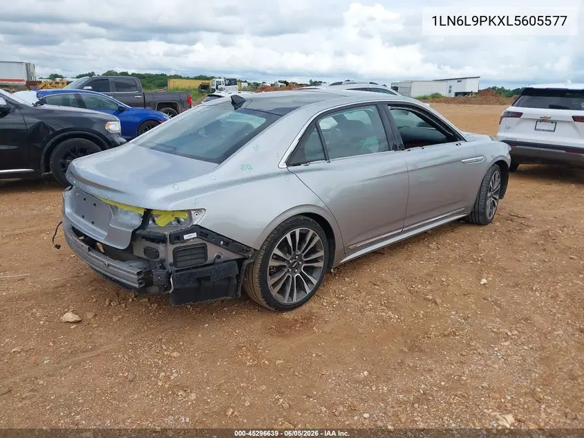 2020 Lincoln Continental Standard VIN: 1LN6L9PKXL5605577 Lot: 45296639