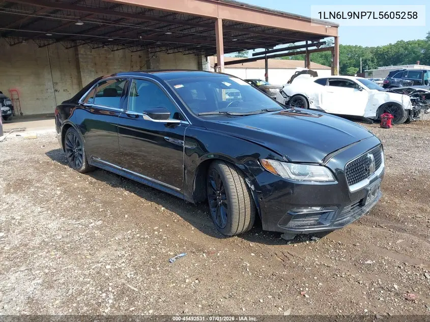 2020 Lincoln Continental Reserve VIN: 1LN6L9NP7L5605258 Lot: 45492531