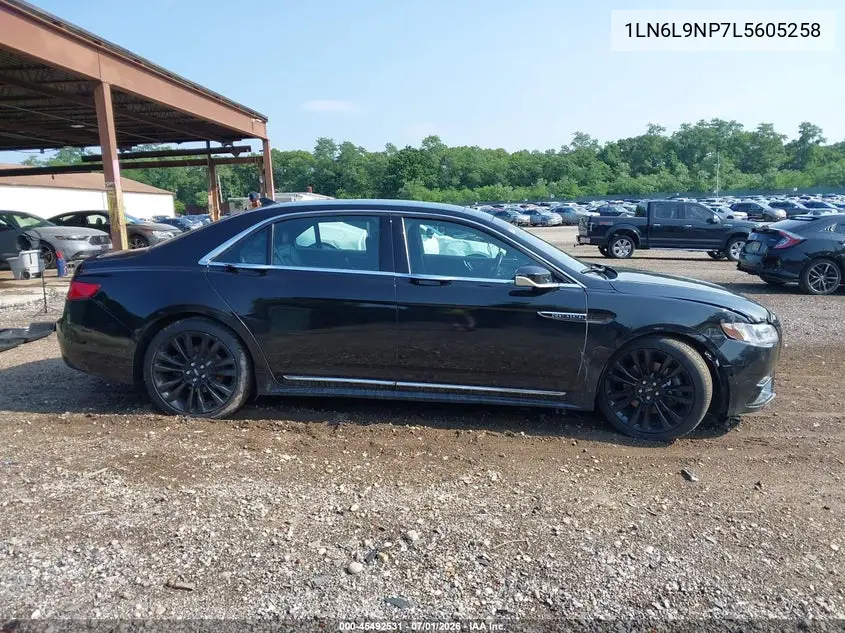 2020 Lincoln Continental Reserve VIN: 1LN6L9NP7L5605258 Lot: 45492531