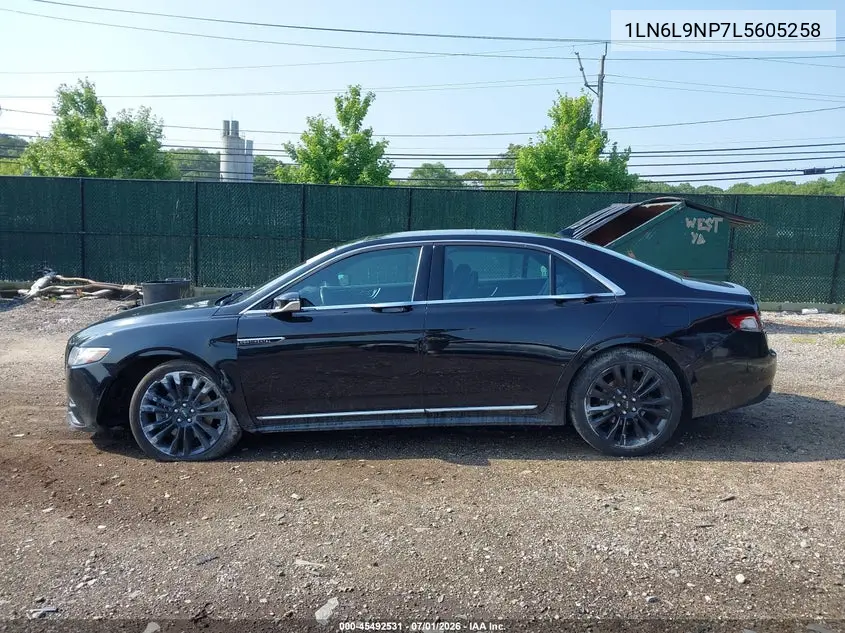 2020 Lincoln Continental Reserve VIN: 1LN6L9NP7L5605258 Lot: 45492531