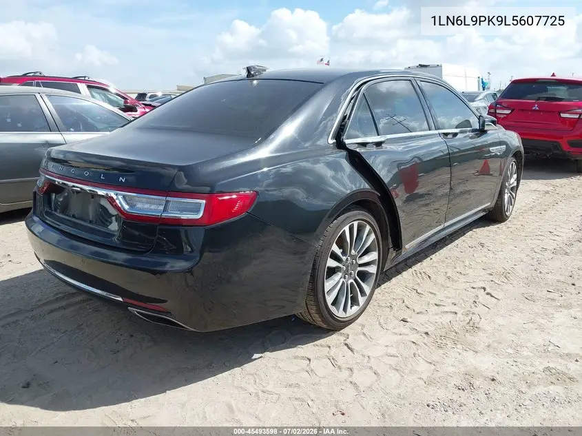 2020 Lincoln Continental Standard VIN: 1LN6L9PK9L5607725 Lot: 45493598