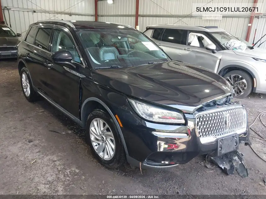 2020 Lincoln Corsair Standard VIN: 5LMCJ1C91LUL20671 Lot: 44830139