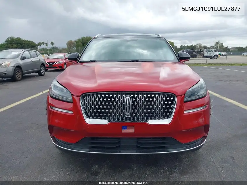 2020 Lincoln Corsair Standard VIN: 5LMCJ1C91LUL27877 Lot: 45033476