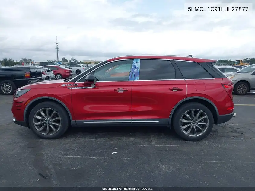 2020 Lincoln Corsair Standard VIN: 5LMCJ1C91LUL27877 Lot: 45033476