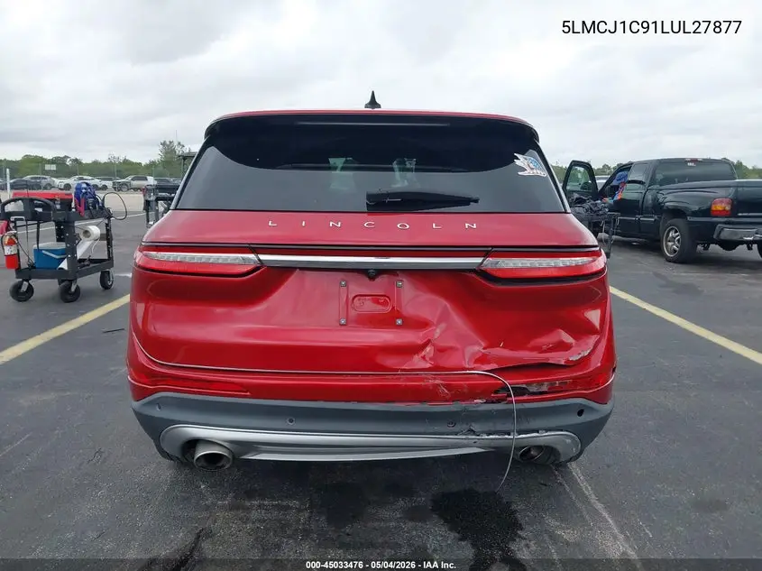 2020 Lincoln Corsair Standard VIN: 5LMCJ1C91LUL27877 Lot: 45033476