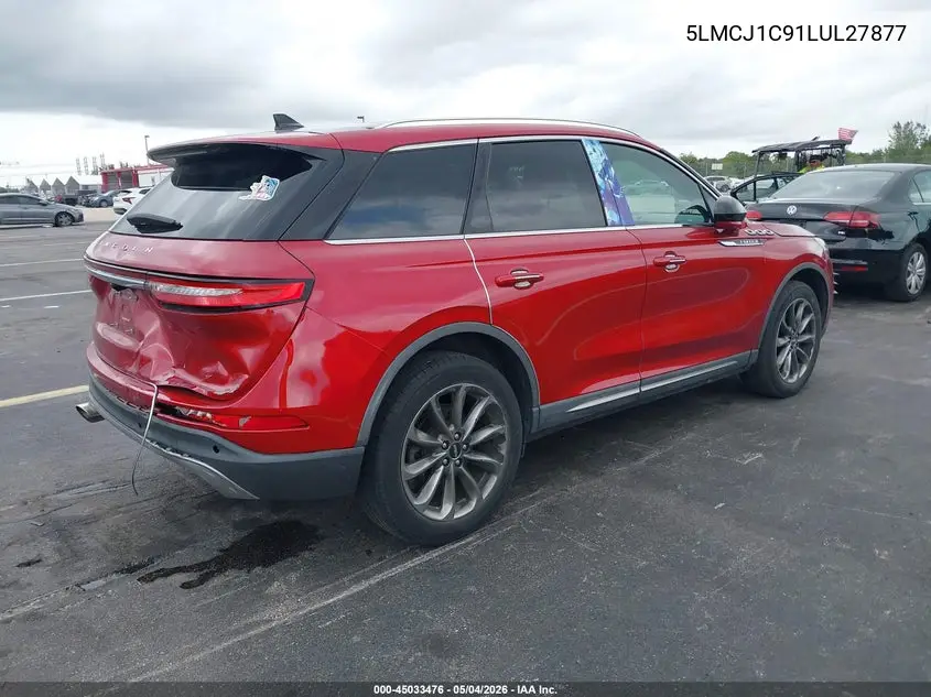 2020 Lincoln Corsair Standard VIN: 5LMCJ1C91LUL27877 Lot: 45033476