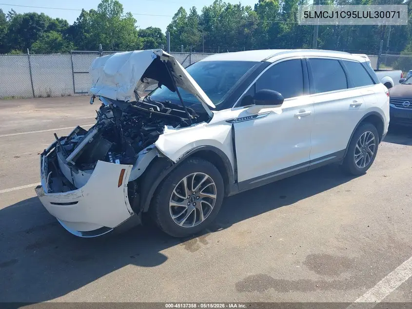 2020 Lincoln Corsair Standard VIN: 5LMCJ1C95LUL30071 Lot: 45137358