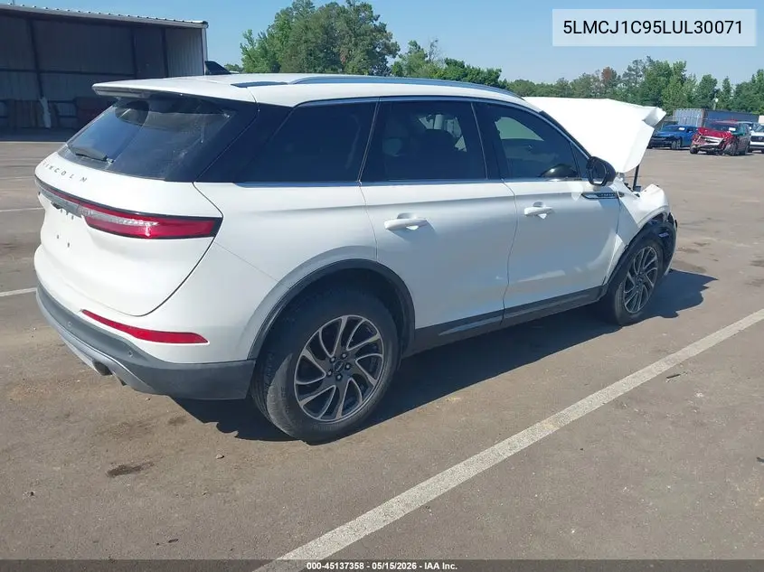 2020 Lincoln Corsair Standard VIN: 5LMCJ1C95LUL30071 Lot: 45137358