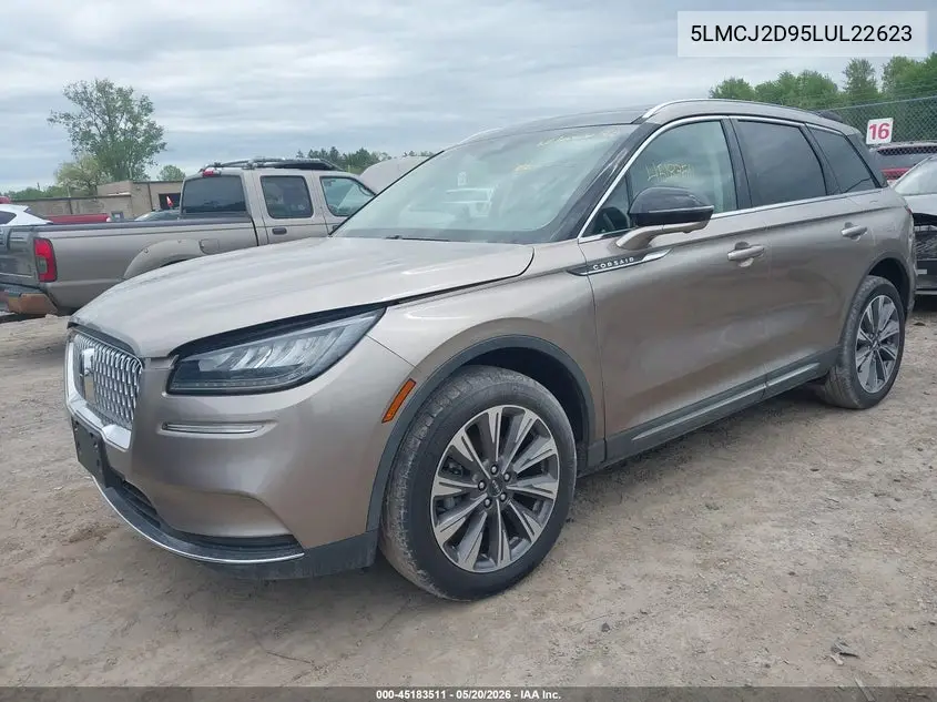 2020 Lincoln Corsair Reserve VIN: 5LMCJ2D95LUL22623 Lot: 45183511