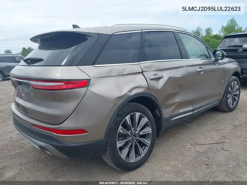 2020 Lincoln Corsair Reserve VIN: 5LMCJ2D95LUL22623 Lot: 45183511