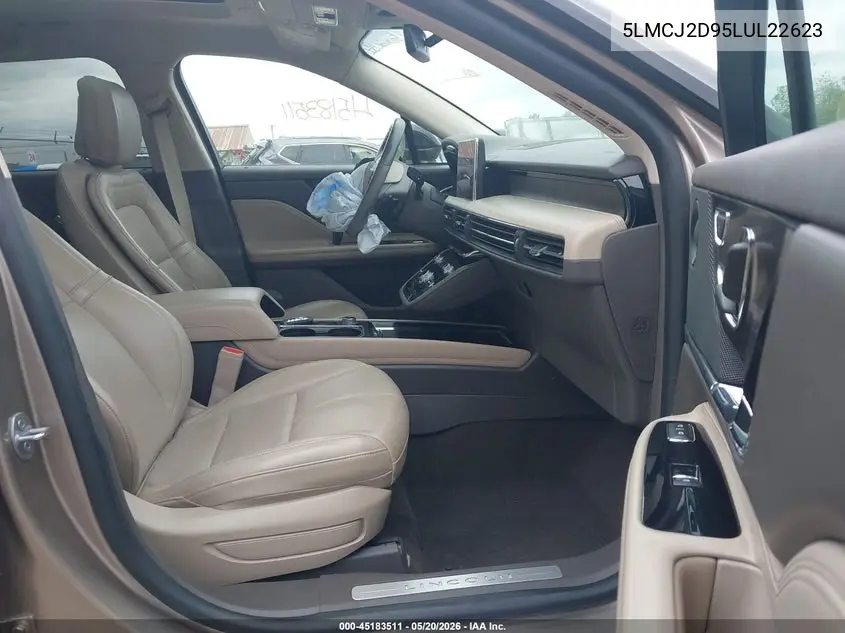 2020 Lincoln Corsair Reserve VIN: 5LMCJ2D95LUL22623 Lot: 45183511