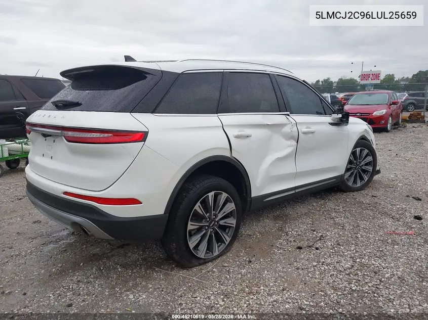 2020 Lincoln Corsair Reserve VIN: 5LMCJ2C96LUL25659 Lot: 45210619