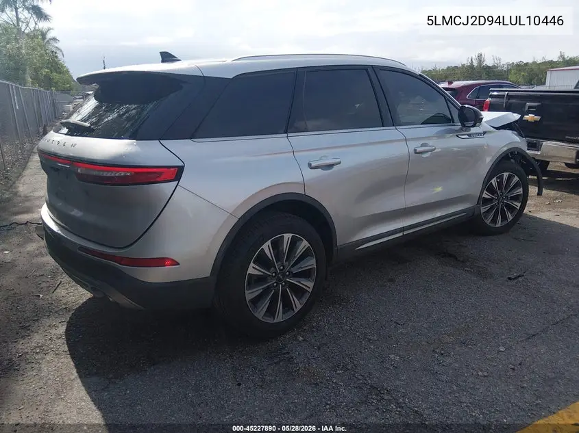 2020 Lincoln Corsair Reserve VIN: 5LMCJ2D94LUL10446 Lot: 45227890
