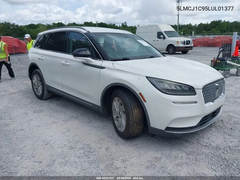 2020 Lincoln Corsair Standard VIN: 5LMCJ1C95LUL01377 Lot: 45237437