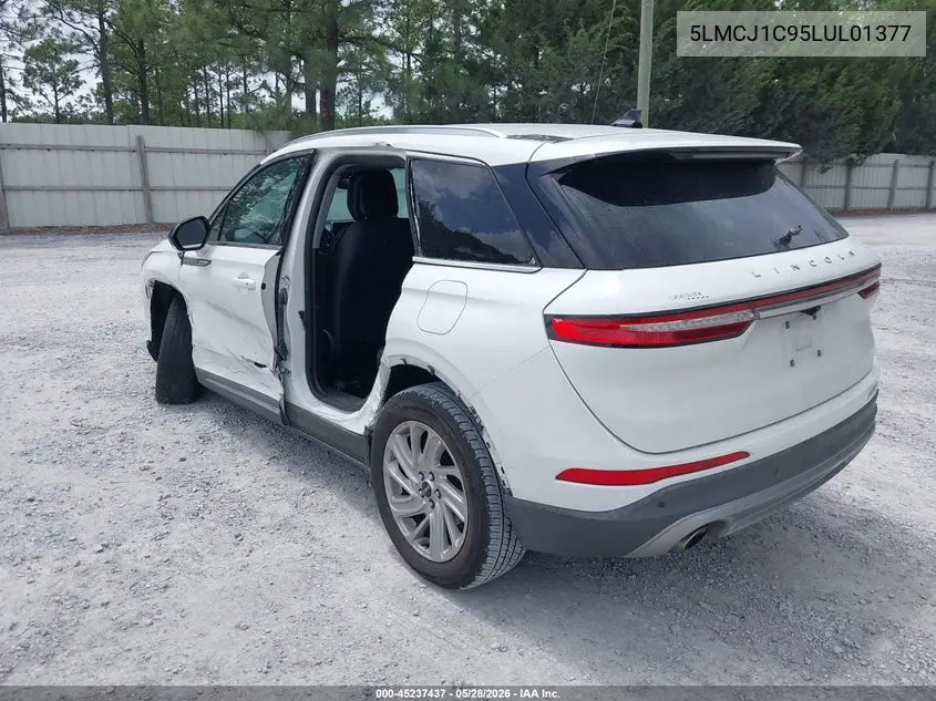 2020 Lincoln Corsair Standard VIN: 5LMCJ1C95LUL01377 Lot: 45237437