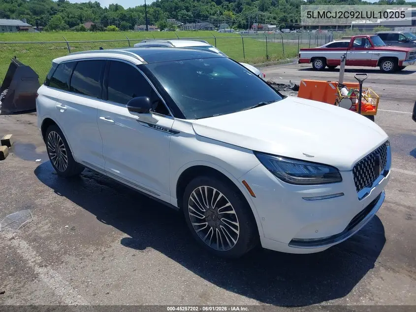 2020 Lincoln Corsair Reserve VIN: 5LMCJ2C92LUL10205 Lot: 45257202