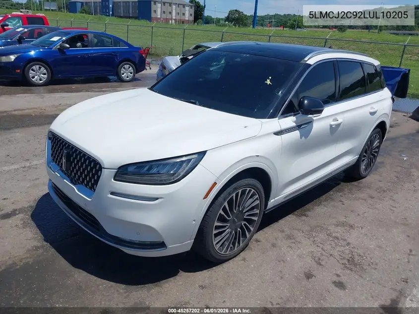2020 Lincoln Corsair Reserve VIN: 5LMCJ2C92LUL10205 Lot: 45257202