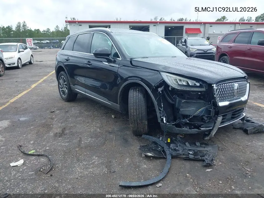 2020 Lincoln Corsair Standard VIN: 5LMCJ1C92LUL20226 Lot: 45272779