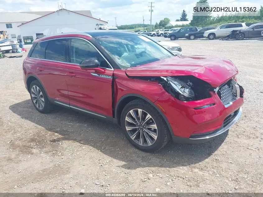 2020 Lincoln Corsair Reserve VIN: 5LMCJ2DH2LUL15362 Lot: 45364298