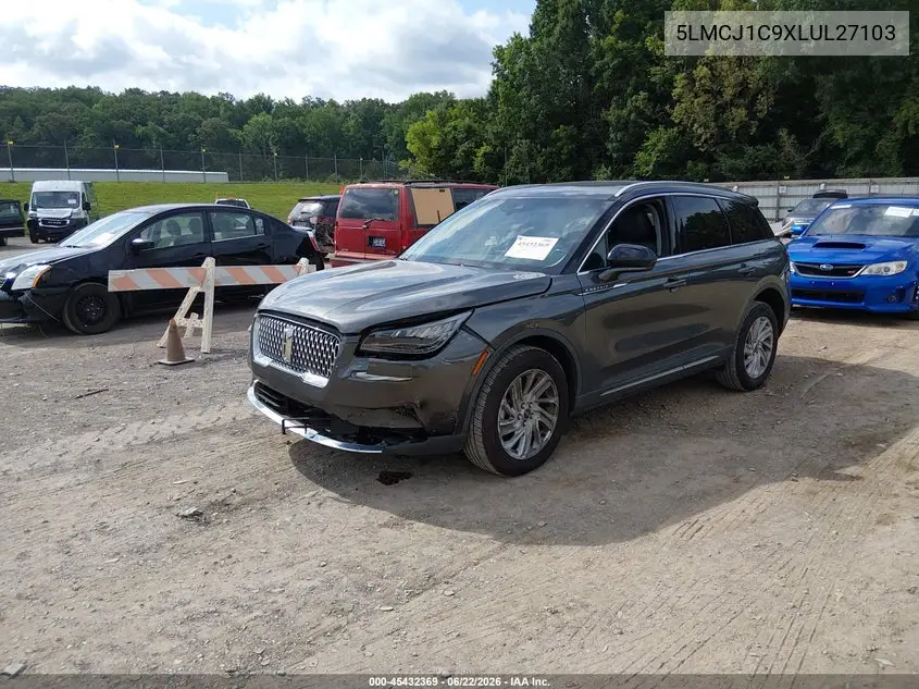 2020 Lincoln Corsair Standard VIN: 5LMCJ1C9XLUL27103 Lot: 45432369
