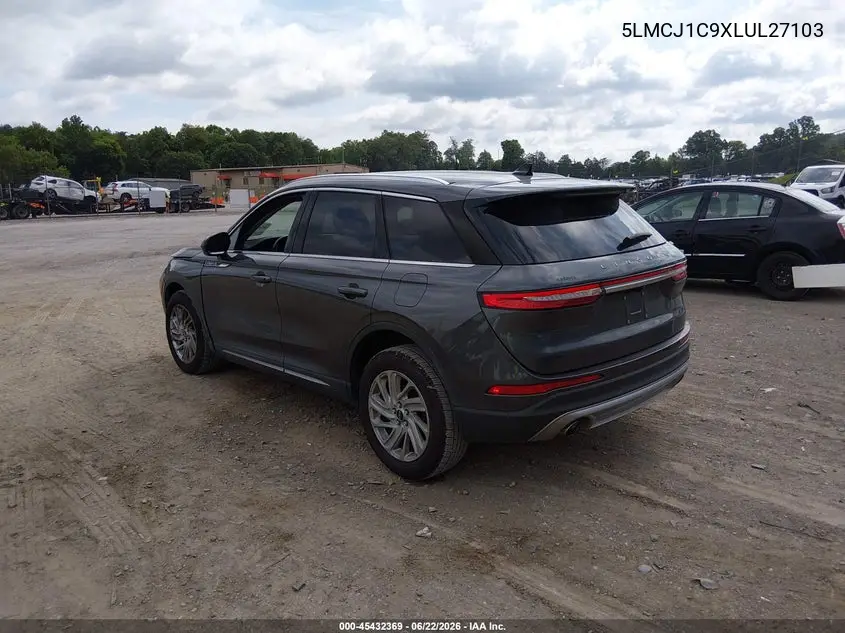 2020 Lincoln Corsair Standard VIN: 5LMCJ1C9XLUL27103 Lot: 45432369