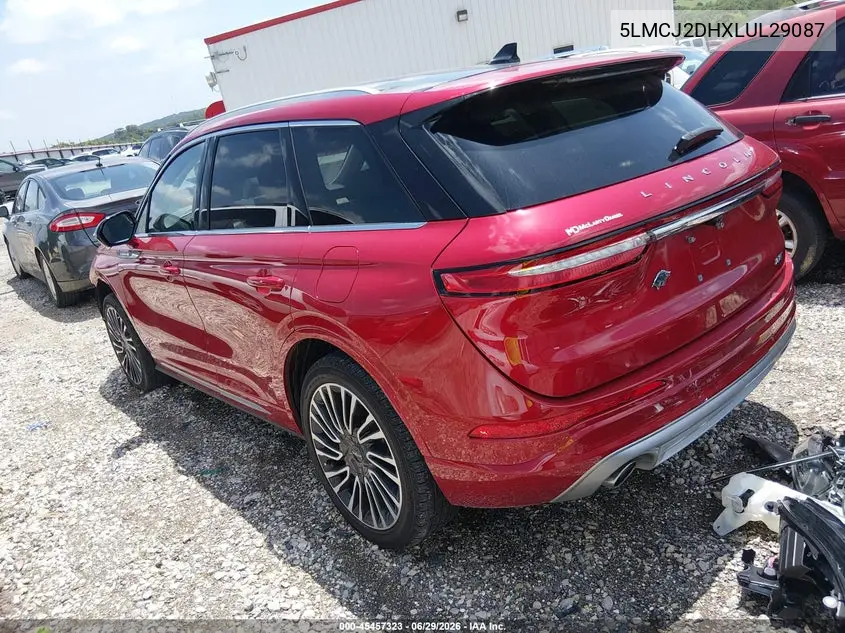 2020 Lincoln Corsair Reserve VIN: 5LMCJ2DHXLUL29087 Lot: 45457323