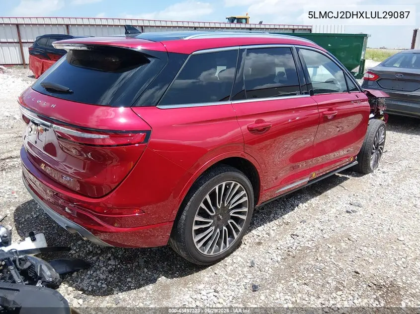 2020 Lincoln Corsair Reserve VIN: 5LMCJ2DHXLUL29087 Lot: 45457323