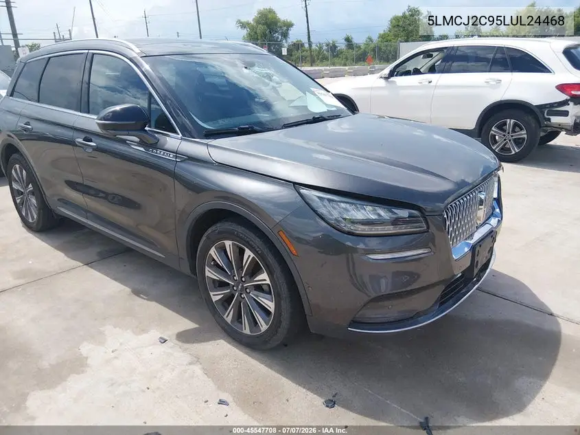 2020 Lincoln Corsair Reserve VIN: 5LMCJ2C95LUL24468 Lot: 45547708