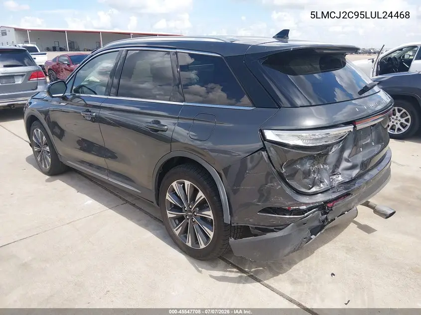 2020 Lincoln Corsair Reserve VIN: 5LMCJ2C95LUL24468 Lot: 45547708