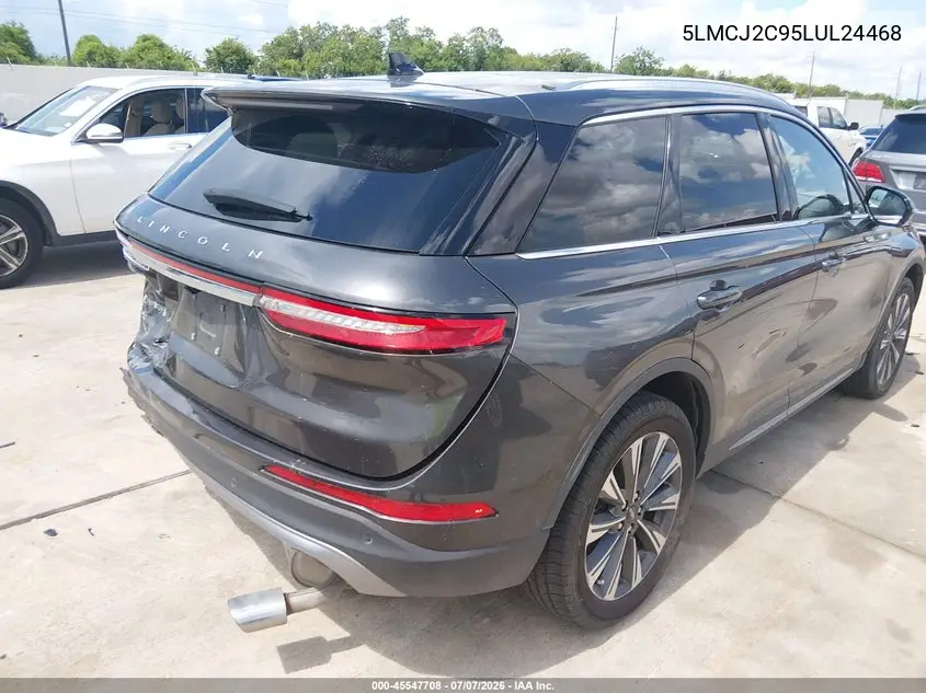2020 Lincoln Corsair Reserve VIN: 5LMCJ2C95LUL24468 Lot: 45547708