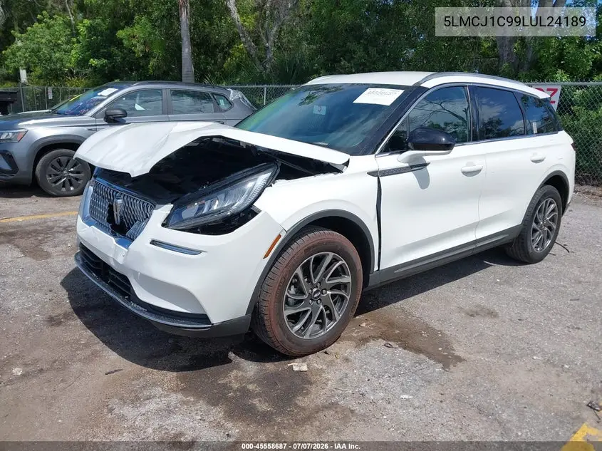 2020 Lincoln Corsair Standard VIN: 5LMCJ1C99LUL24189 Lot: 45558687