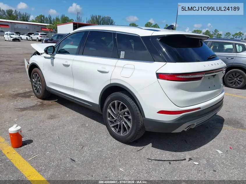 2020 Lincoln Corsair Standard VIN: 5LMCJ1C99LUL24189 Lot: 45558687