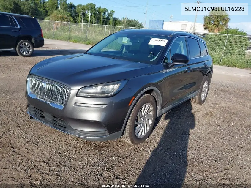 2020 Lincoln Corsair Standard VIN: 5LMCJ1C98LUL16228 Lot: 45641450