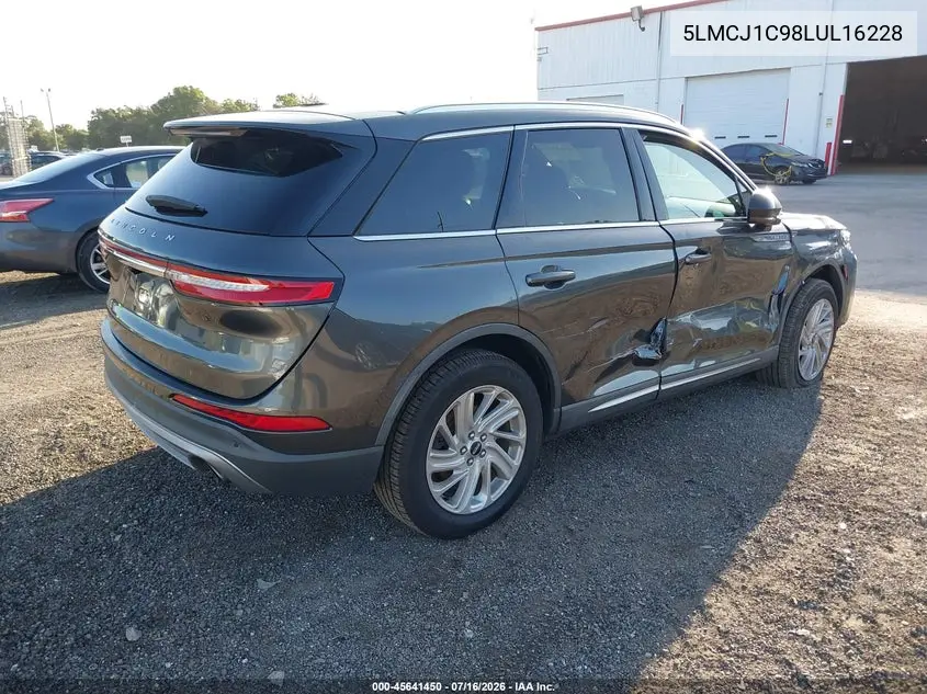 2020 Lincoln Corsair Standard VIN: 5LMCJ1C98LUL16228 Lot: 45641450