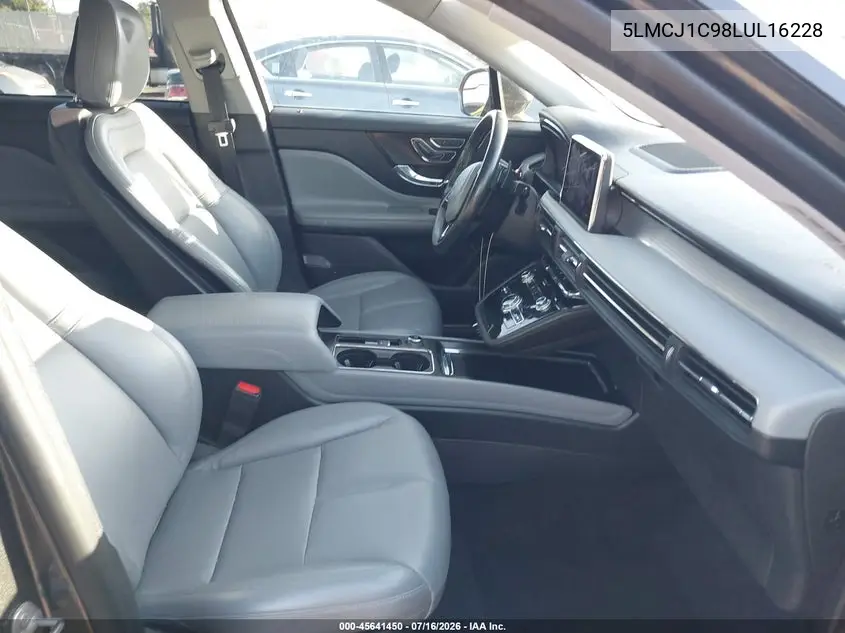 2020 Lincoln Corsair Standard VIN: 5LMCJ1C98LUL16228 Lot: 45641450