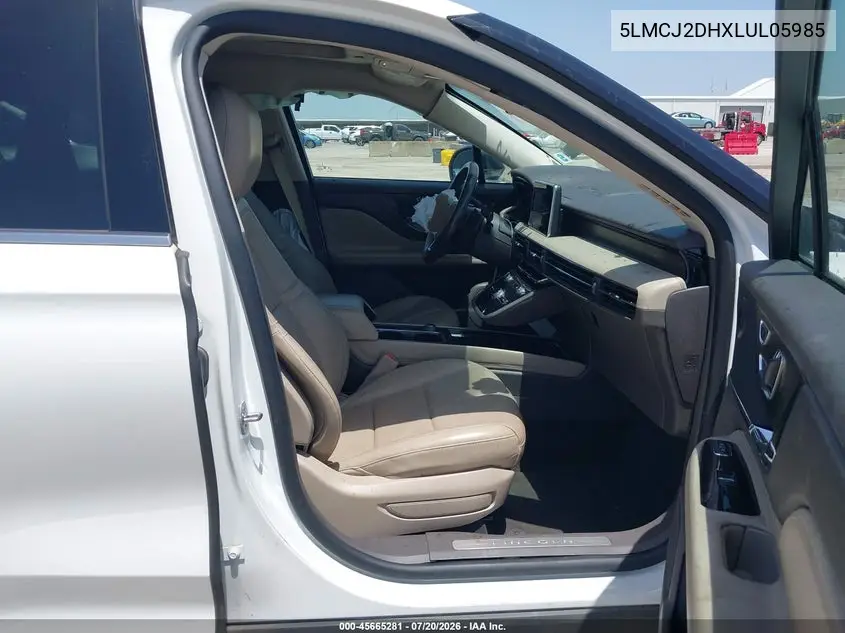 2020 Lincoln Corsair Reserve VIN: 5LMCJ2DHXLUL05985 Lot: 45665281